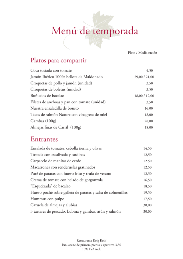 PDF Menu page 2