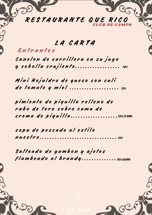 PDF Menu page 2