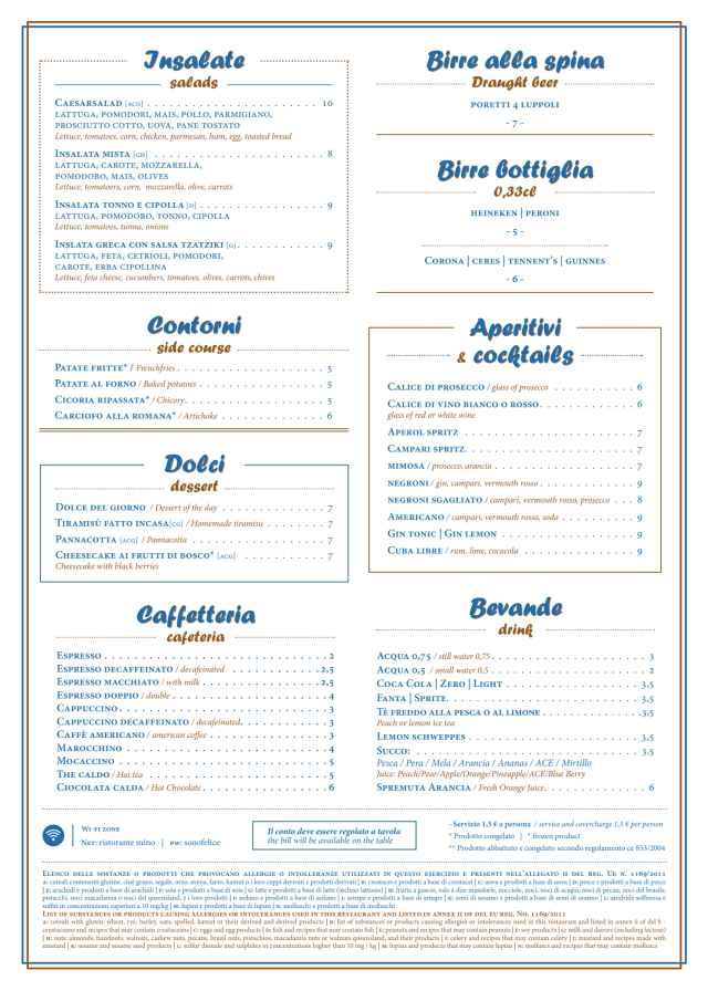 PDF Menu page 2