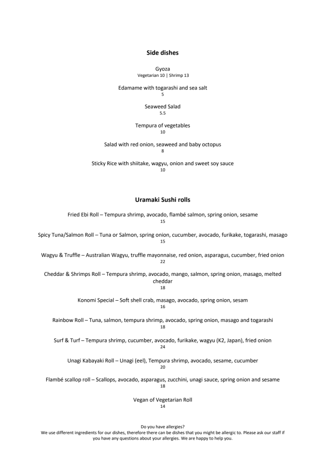 PDF Menu page 2