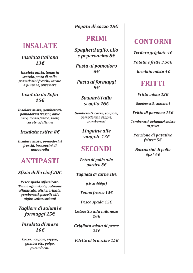 PDF Menu page 2