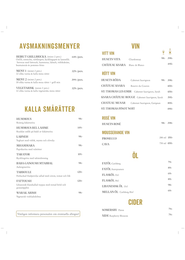 PDF Menu page 2