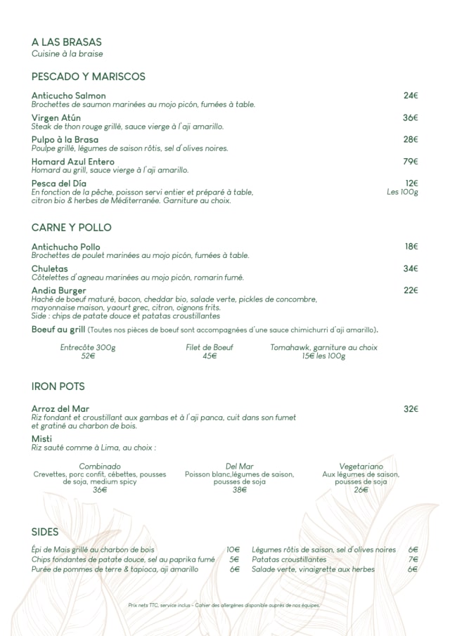 PDF Menu page 2
