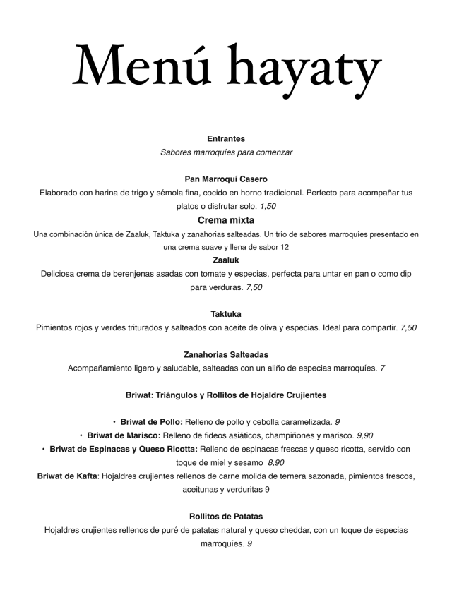PDF Menu page 2