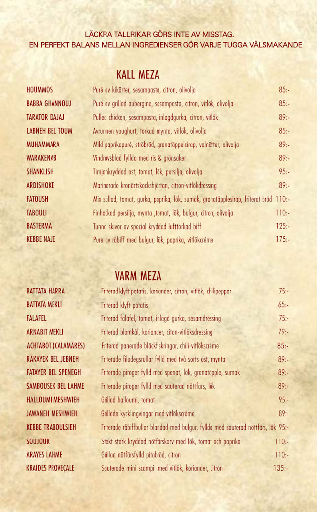 PDF Menu page 2
