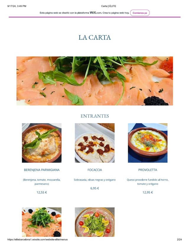 PDF Menu page 2