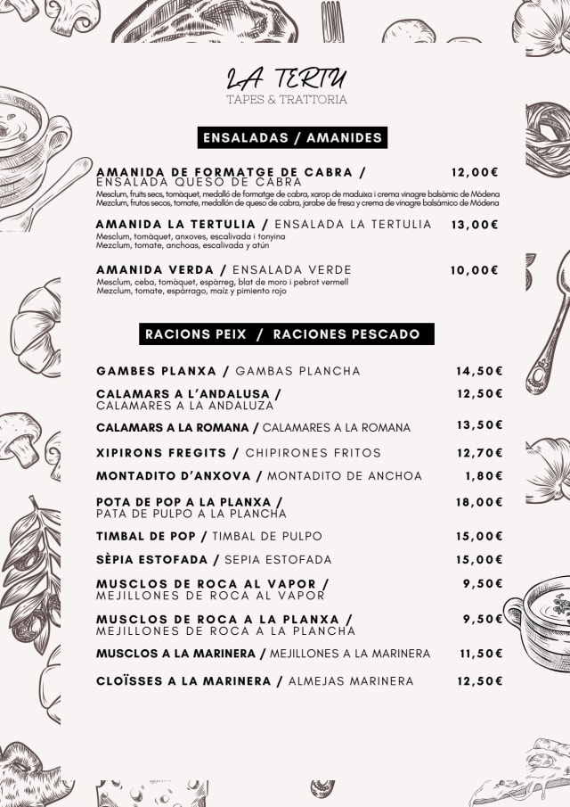 PDF Menu page 2