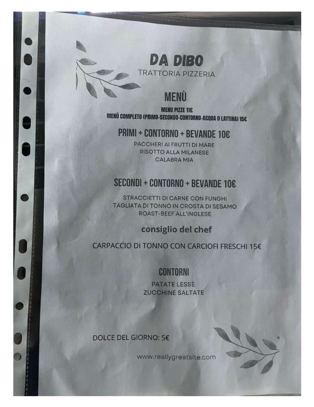 PDF Menu page 2