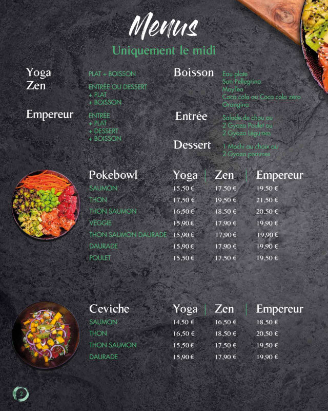 PDF Menu page 2