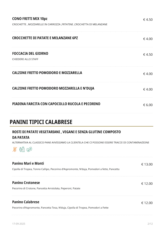 PDF Menu page 2