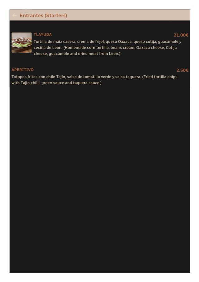 PDF Menu page 2