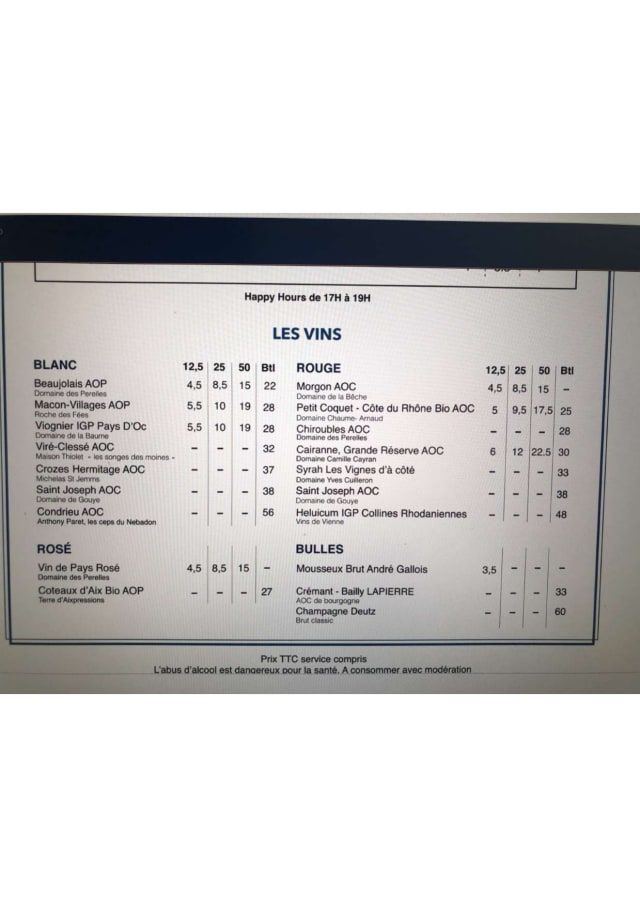 PDF Menu page 2