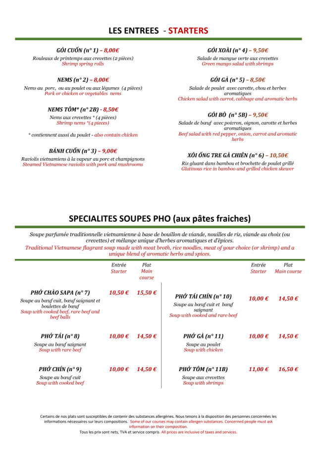 PDF Menu page 2