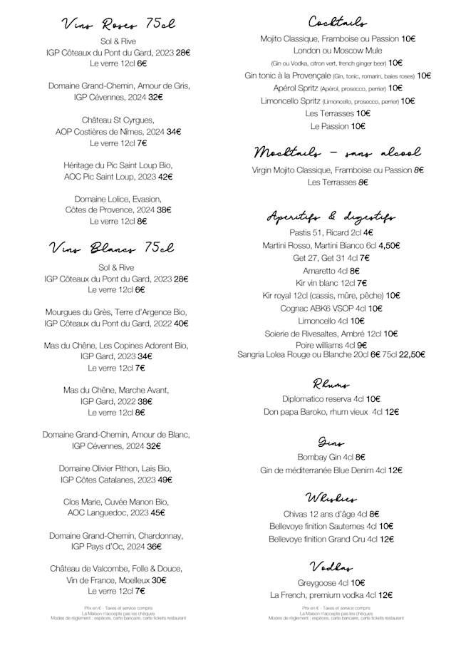 PDF Menu page 2