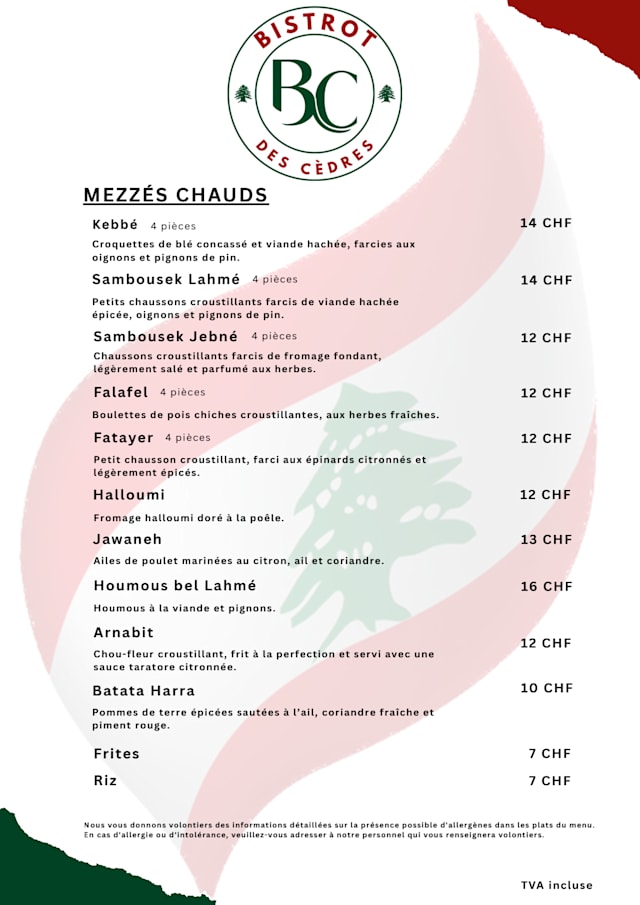 PDF Menu page 2