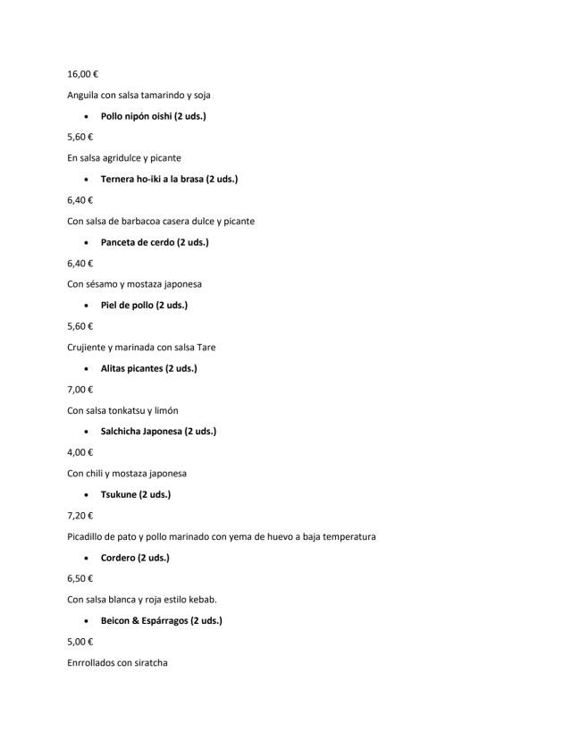 PDF Menu page 2