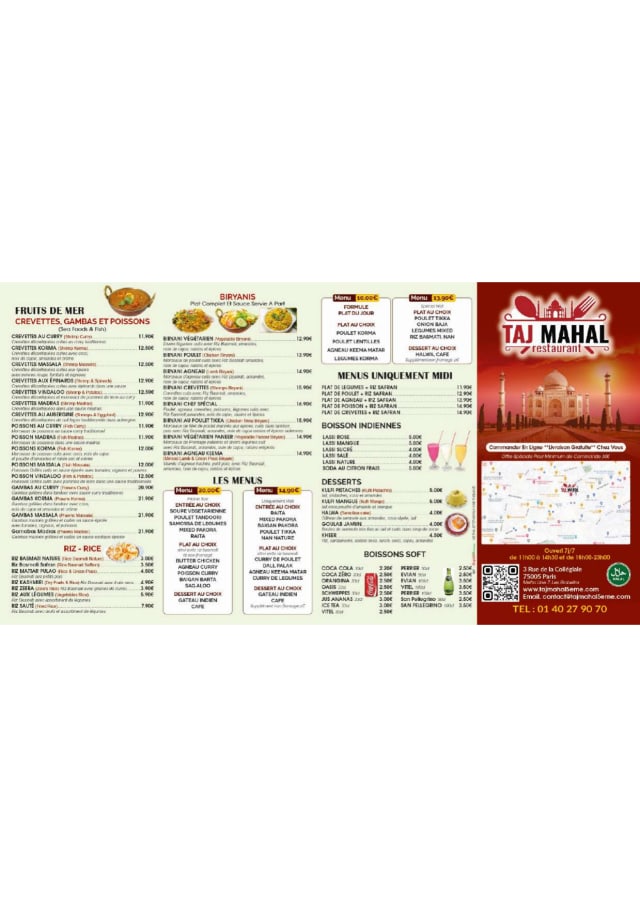PDF Menu page 2
