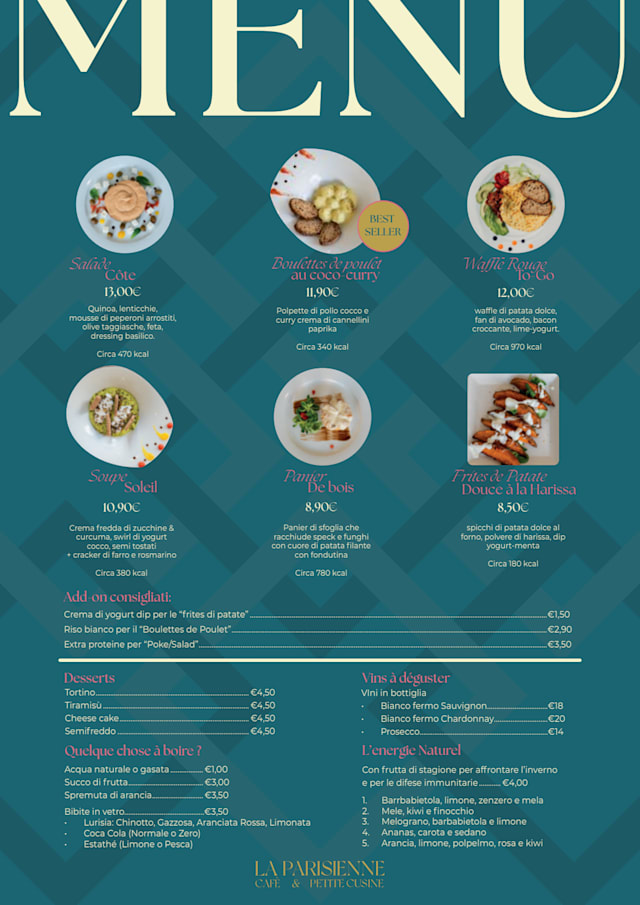 PDF Menu page 2