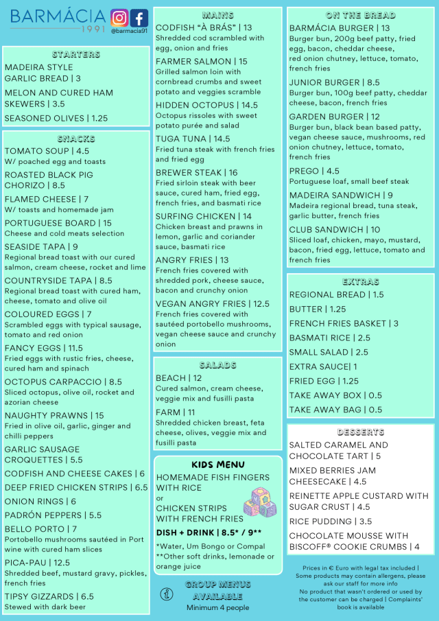 PDF Menu page 2