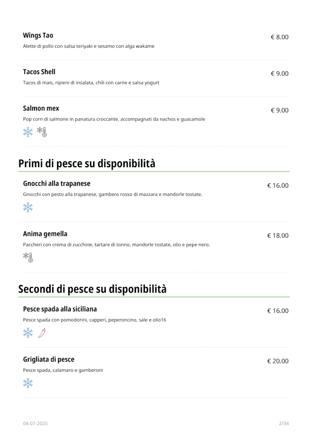 PDF Menu page 2