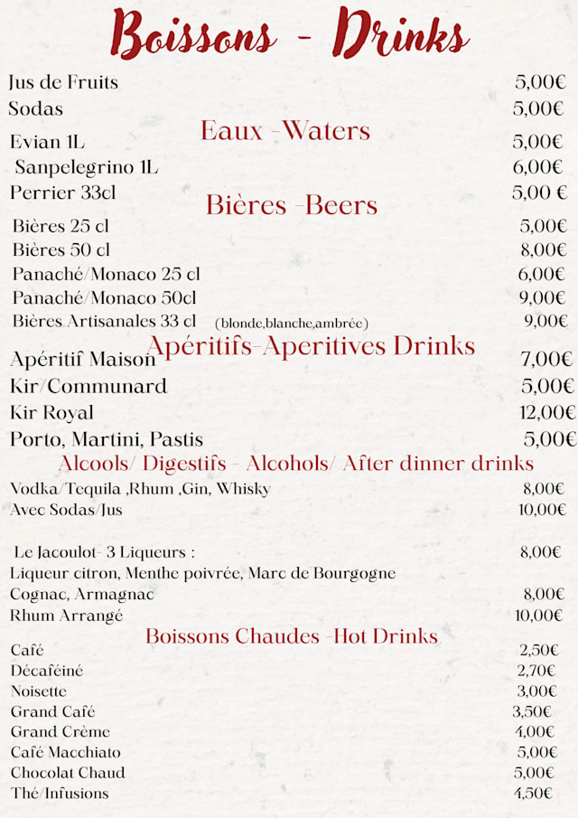 PDF Menu page 2