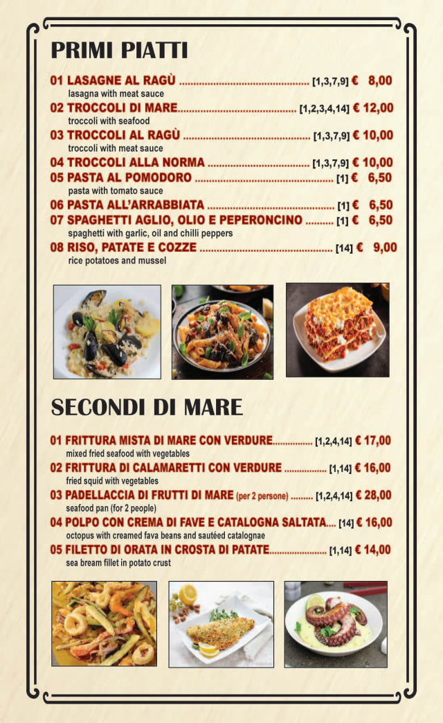PDF Menu page 2