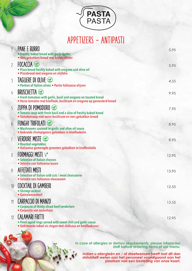 PDF Menu page 2