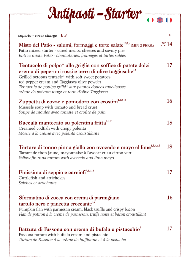 PDF Menu page 2