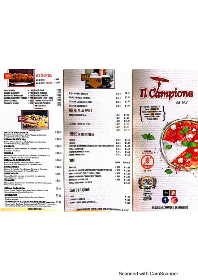 PDF Menu page 2