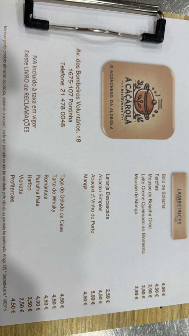PDF Menu page 2