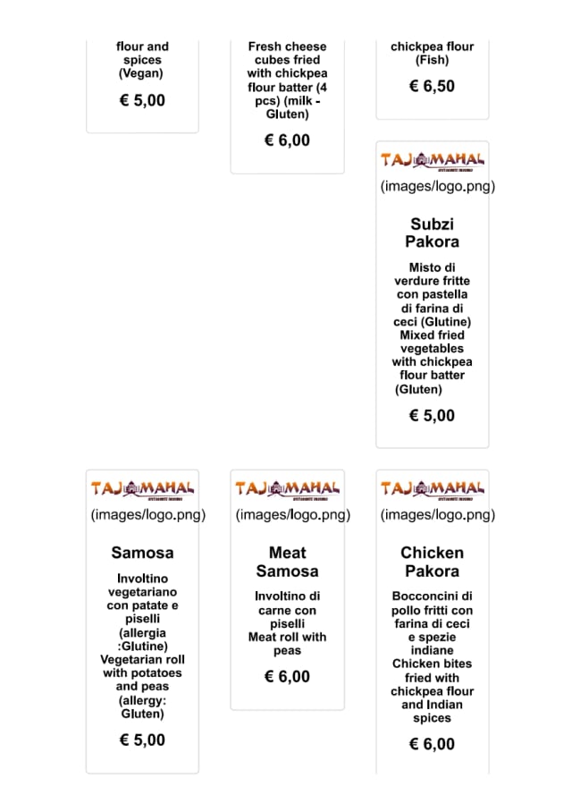 PDF Menu page 2