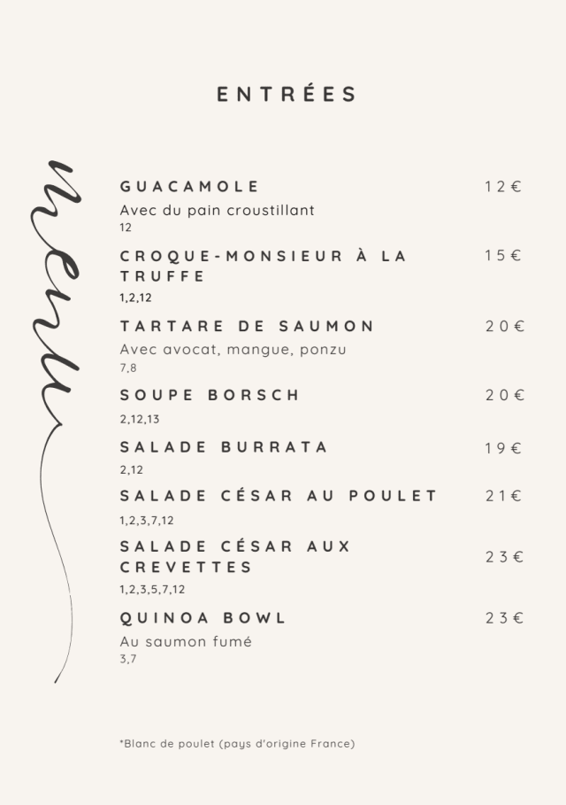 PDF Menu page 2