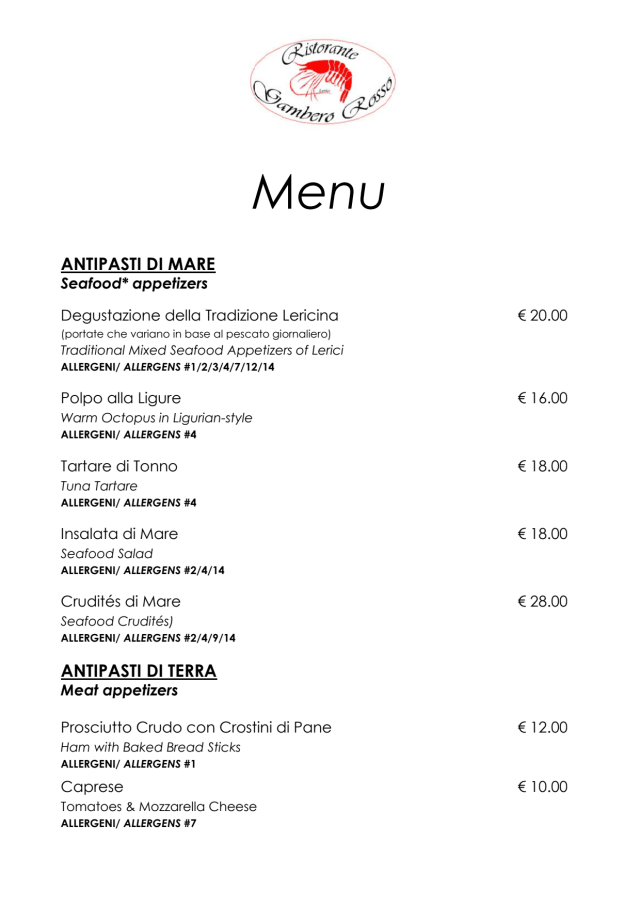 PDF Menu page 2