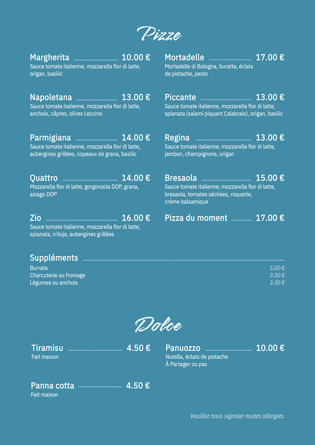 PDF Menu page 2