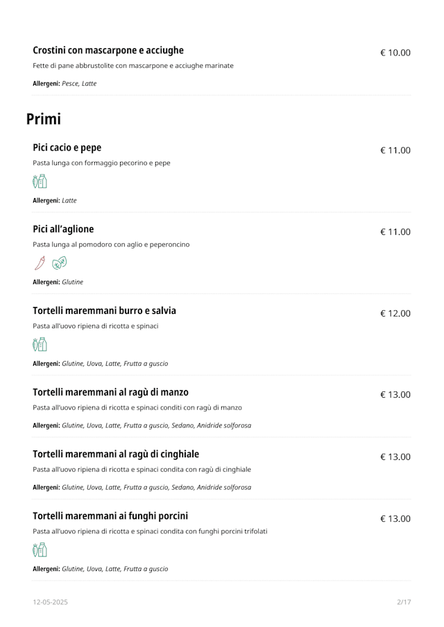 PDF Menu page 2