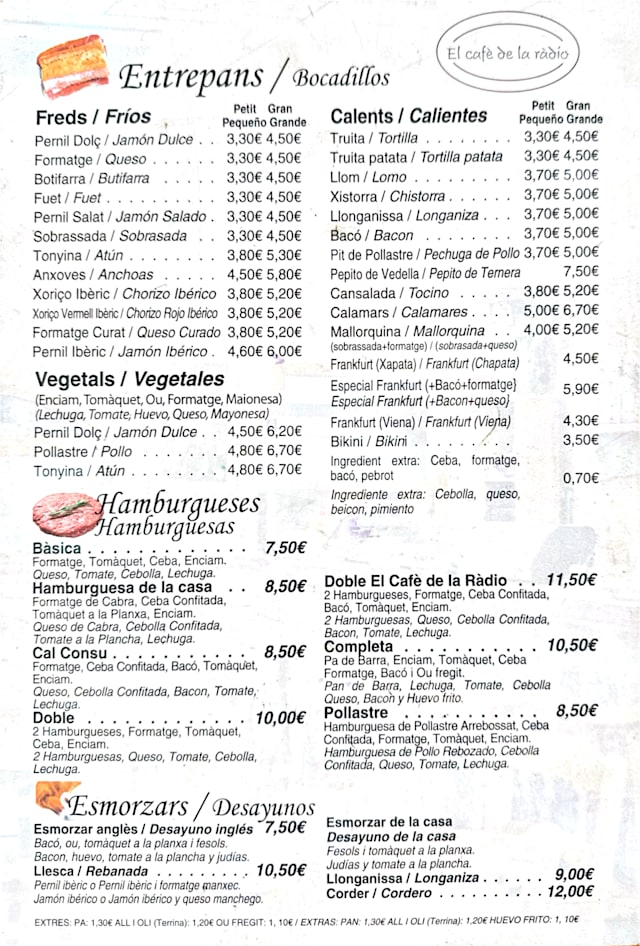 PDF Menu page 2