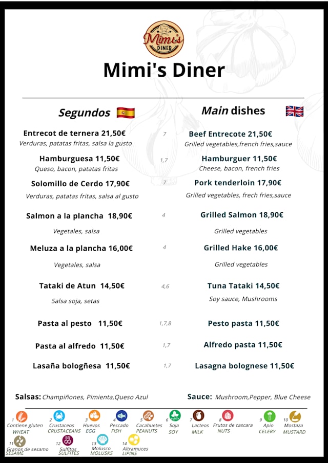 PDF Menu page 2