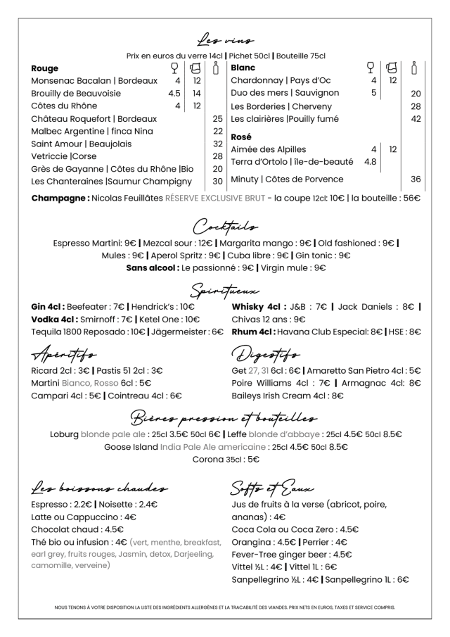 PDF Menu page 2