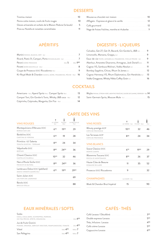 PDF Menu page 2