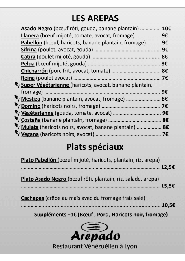 PDF Menu page 2