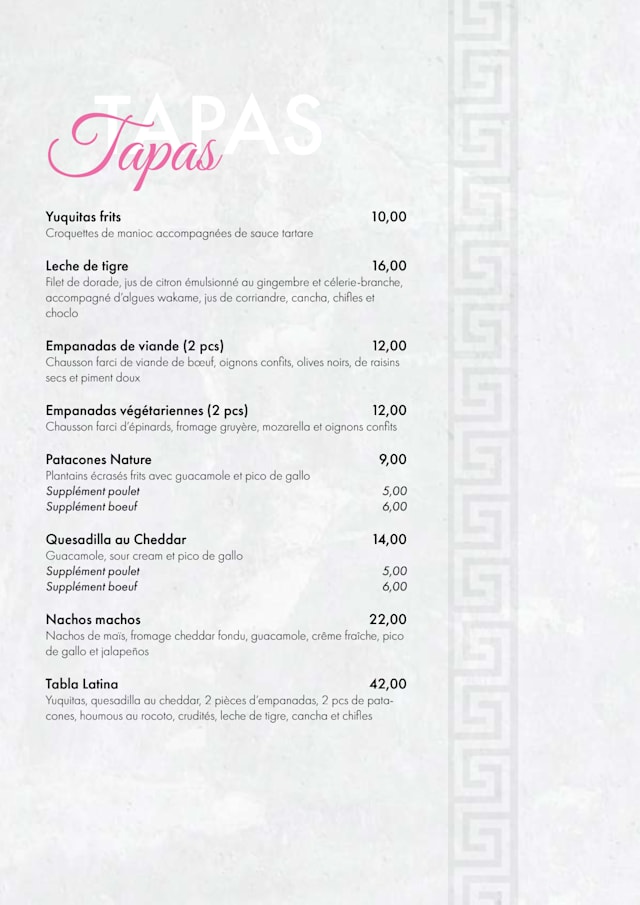 PDF Menu page 2