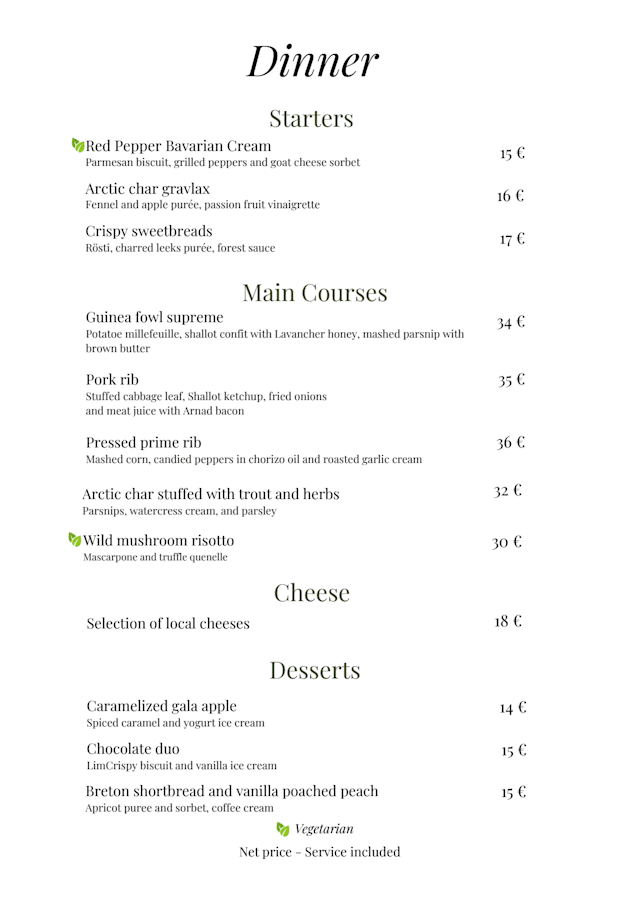 PDF Menu page 2