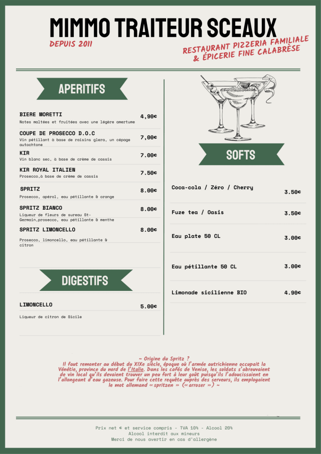 PDF Menu page 2