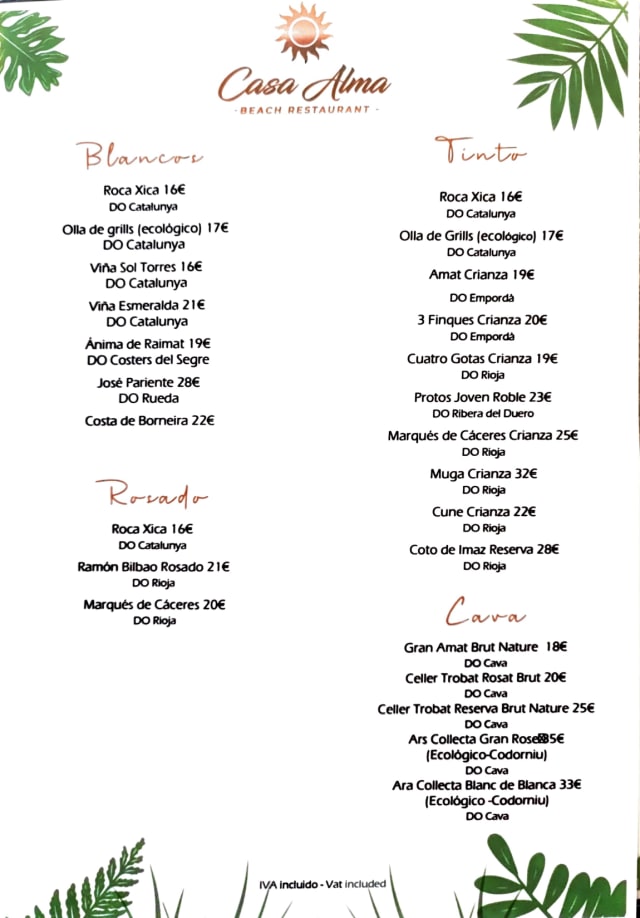 PDF Menu page 2