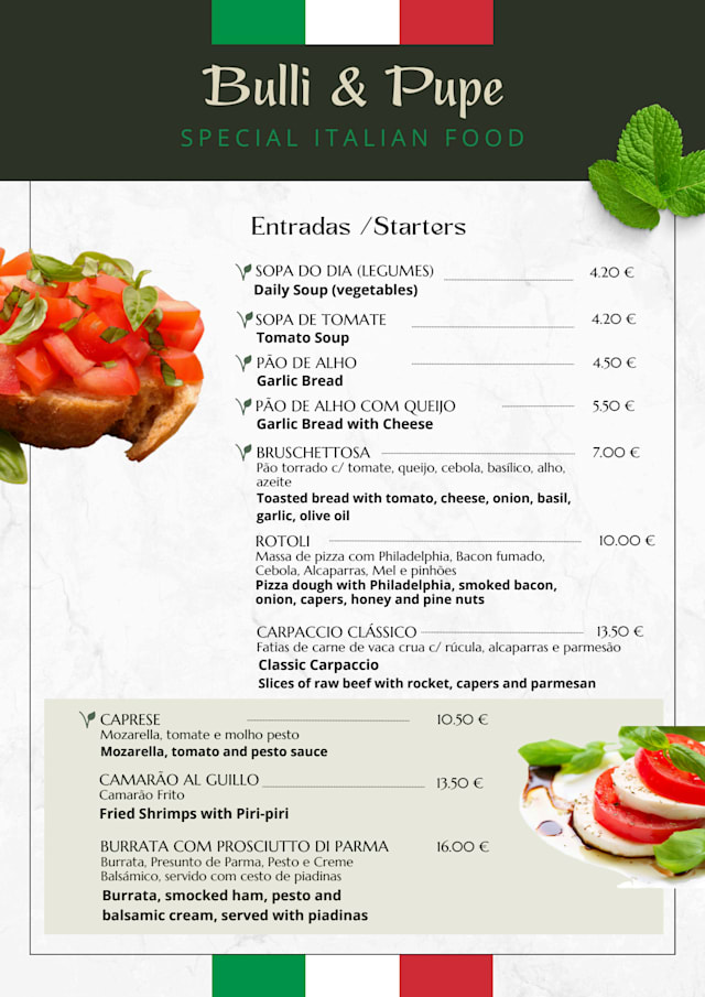 PDF Menu page 2