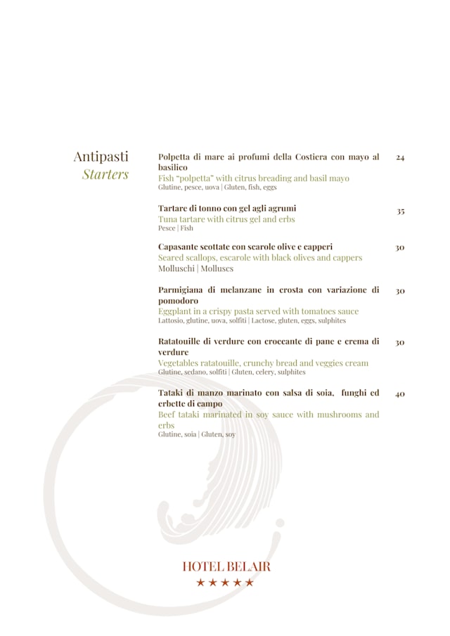 PDF Menu page 2