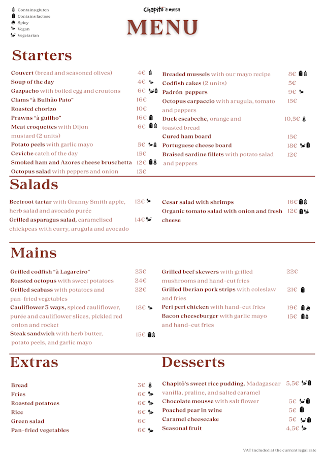 PDF Menu page 2