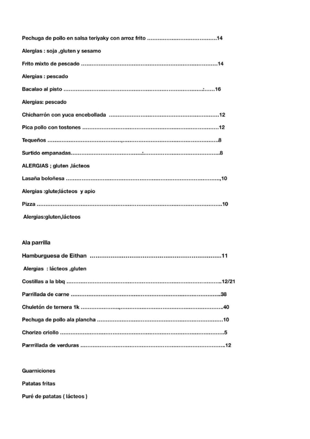 PDF Menu page 2