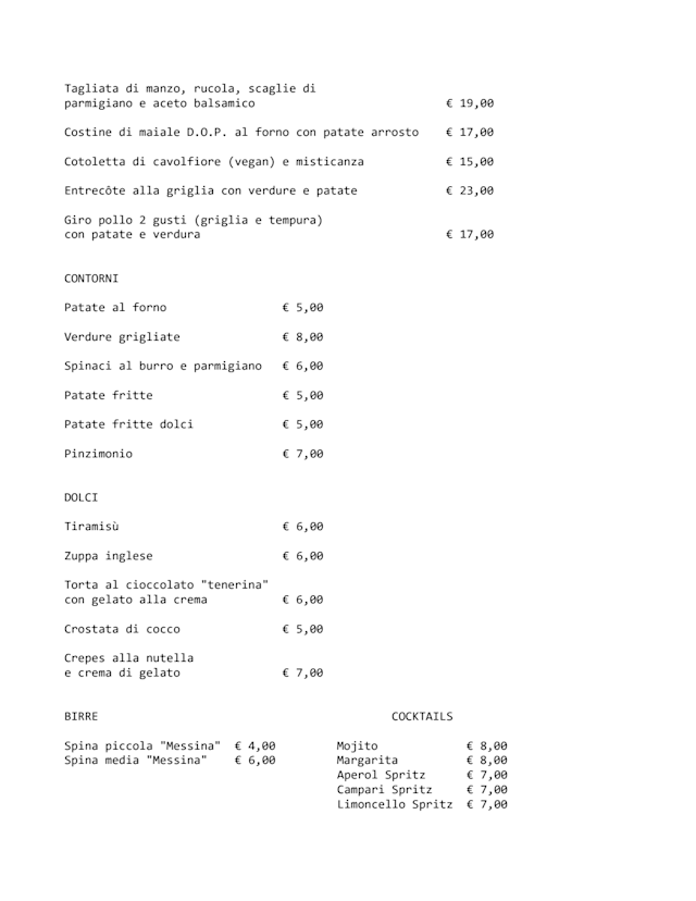 PDF Menu page 2