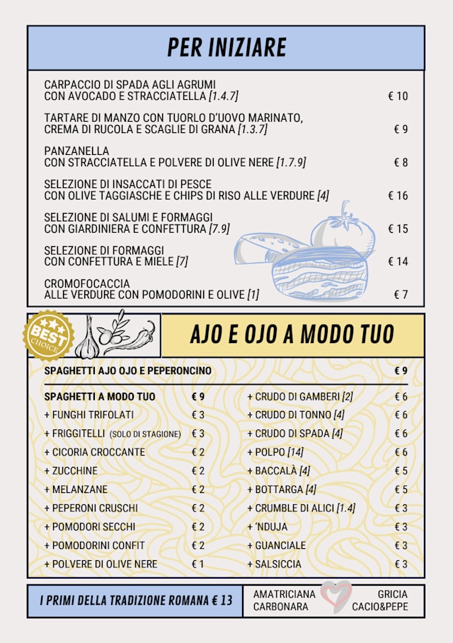 PDF Menu page 2